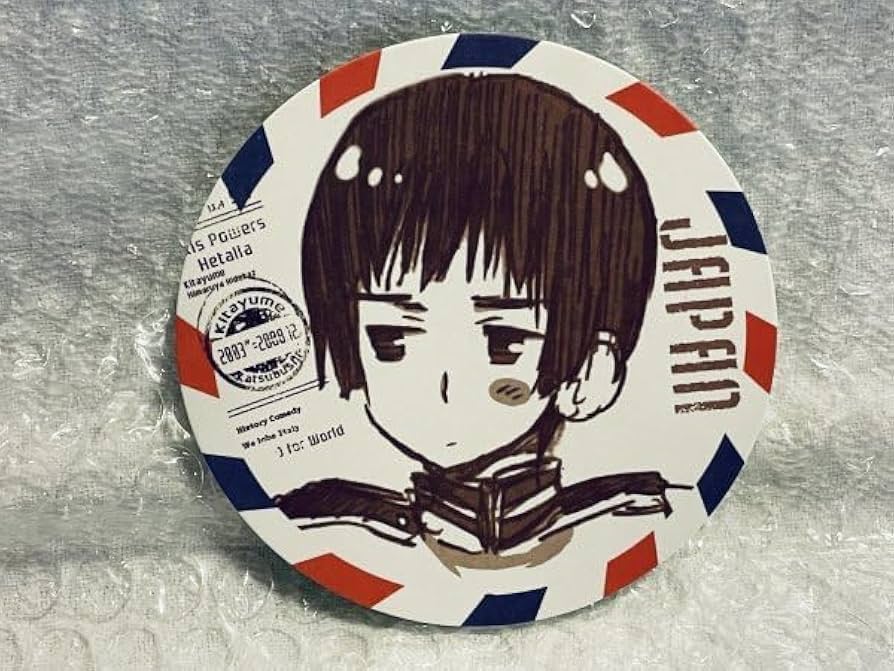 ヘタリア イギリス コースターセット ヘタリア缶バッジ＆コースター＆ポストカードセット イギリス